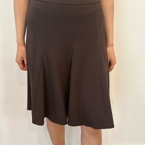 Emma James Chic Brown A-Line Skirt